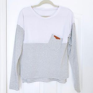 DSONABED JEANS Striped Long Sleeve